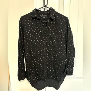 Madewell mini floral exboyfriend top